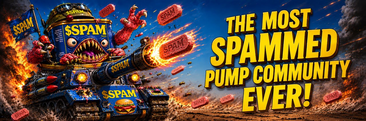 The $SPAM monster tank firing SPAM rounds — THE MOST SPAMMED PUMP COMMUNITY EVER!